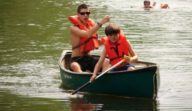 Boys boating